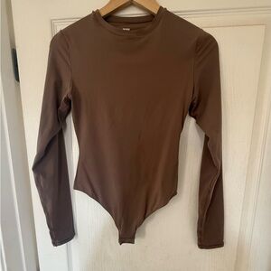 SKIMS Cocoa Long Sleeve Bodysuit